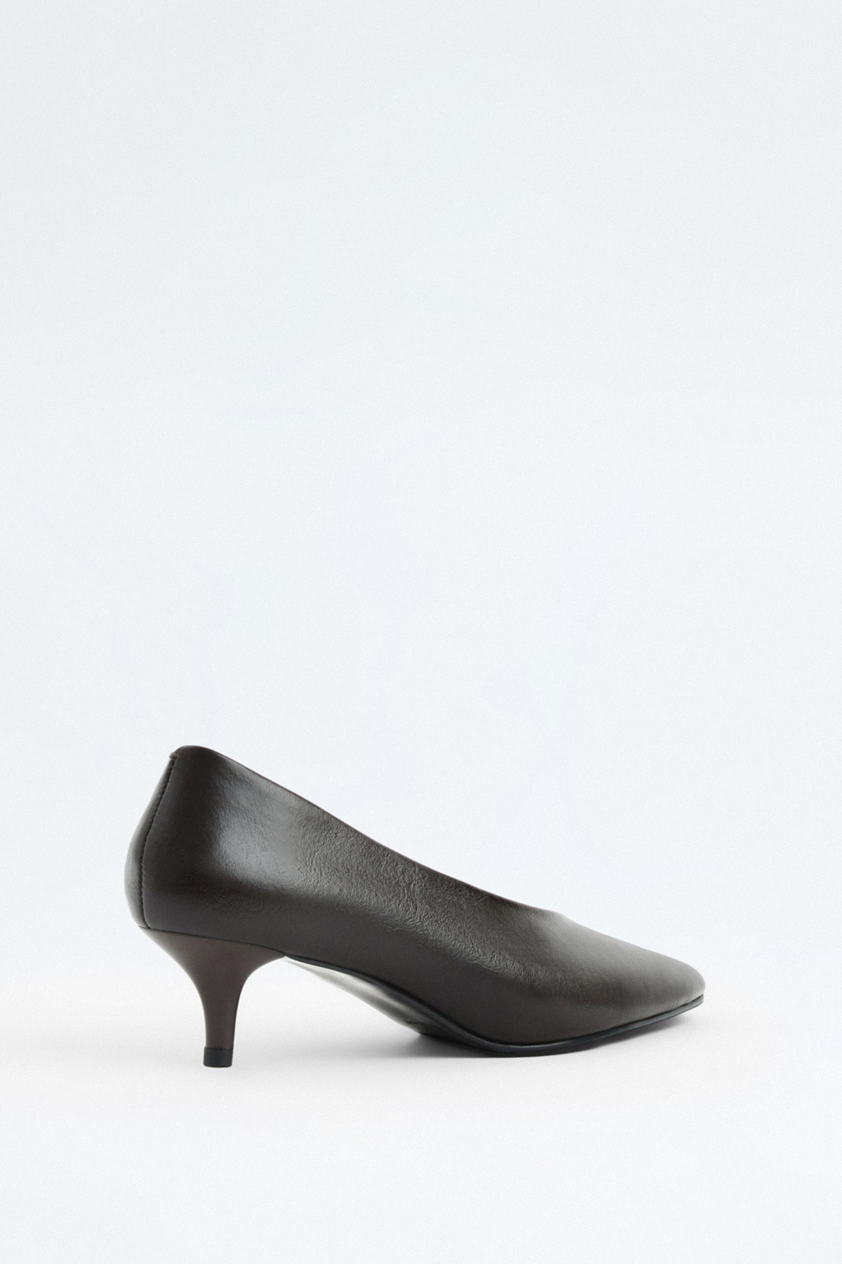 Sivri Burun Mini Acı Kahve Kadın Topuklu