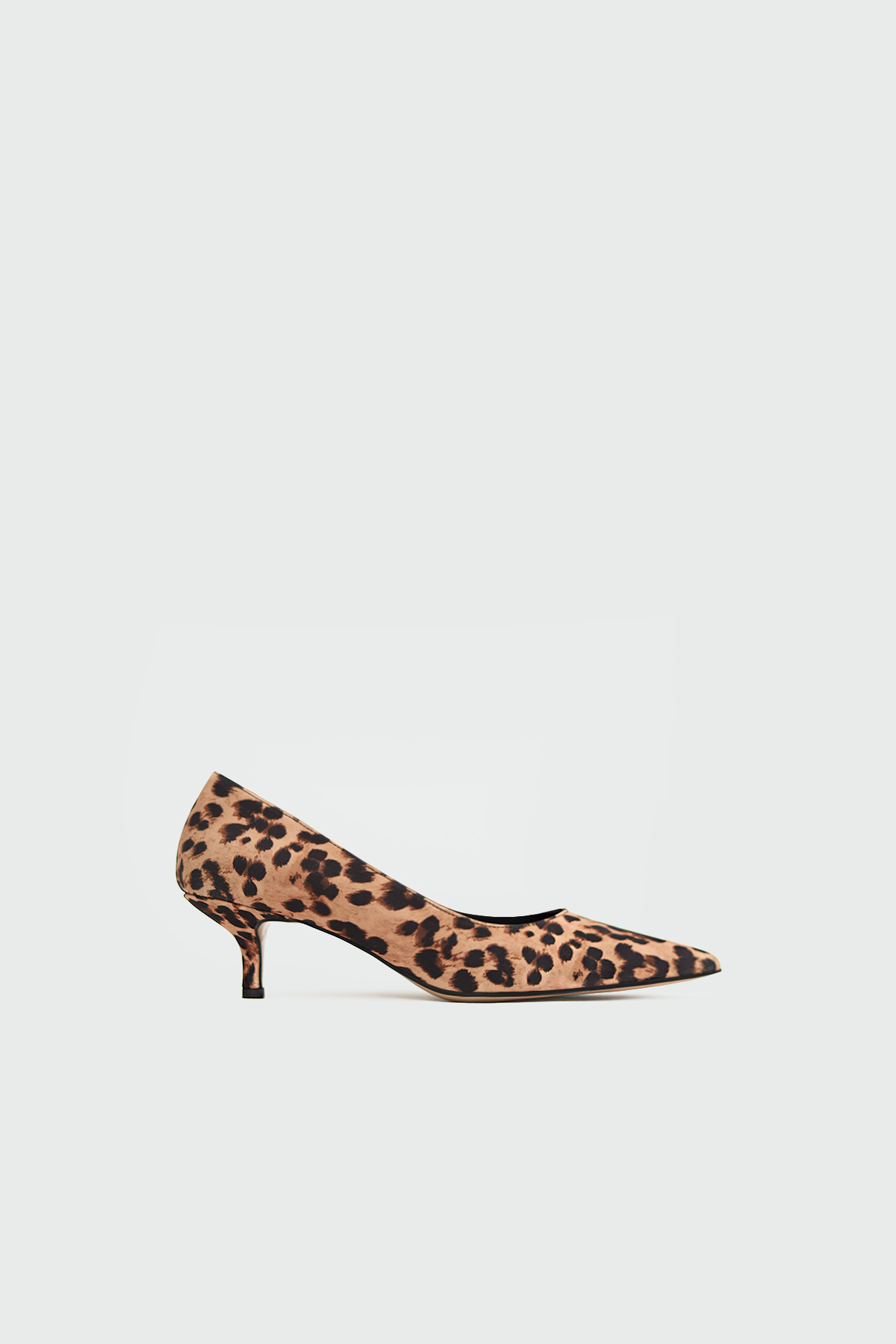 Sivri Burun Stiletto Leopar Kadın Topuklu