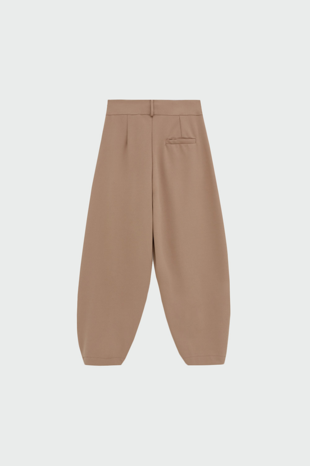 Slouchy Yüksek Bel Nude Kadın Pantolon