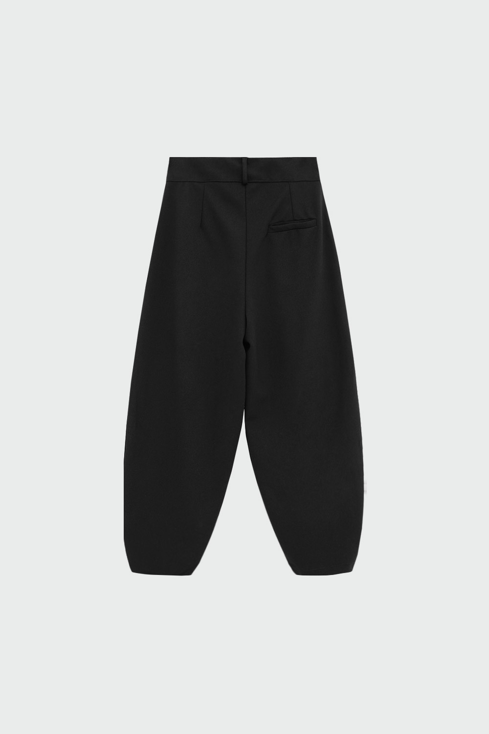 Slouchy Yüksek Bel Siyah Kadın Pantolon