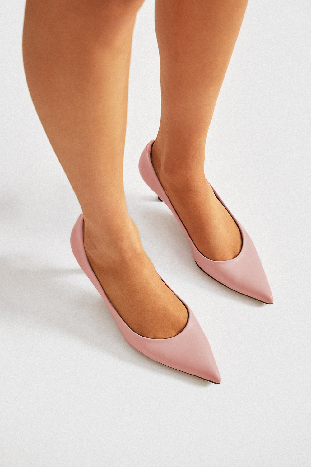 Sophia Sivri Burun Stiletto Pudra Kadın Topuklu