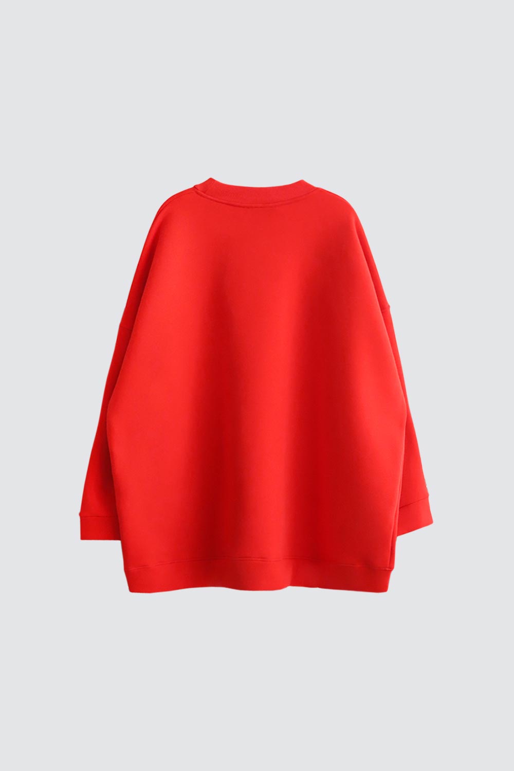 Bisiklet Yaka Oversize Rotate Sunday Kırmızı Kadın Sweatshirt