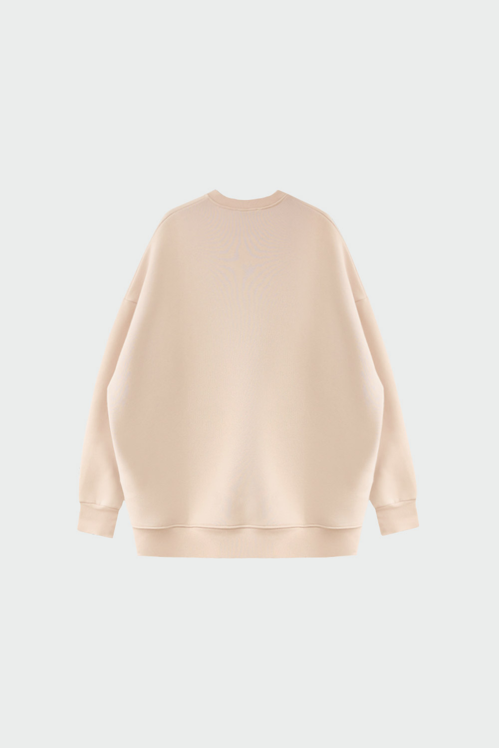 Bisiklet Yaka Oversize Mont Blanc Pudra Kadın Sweatshirt