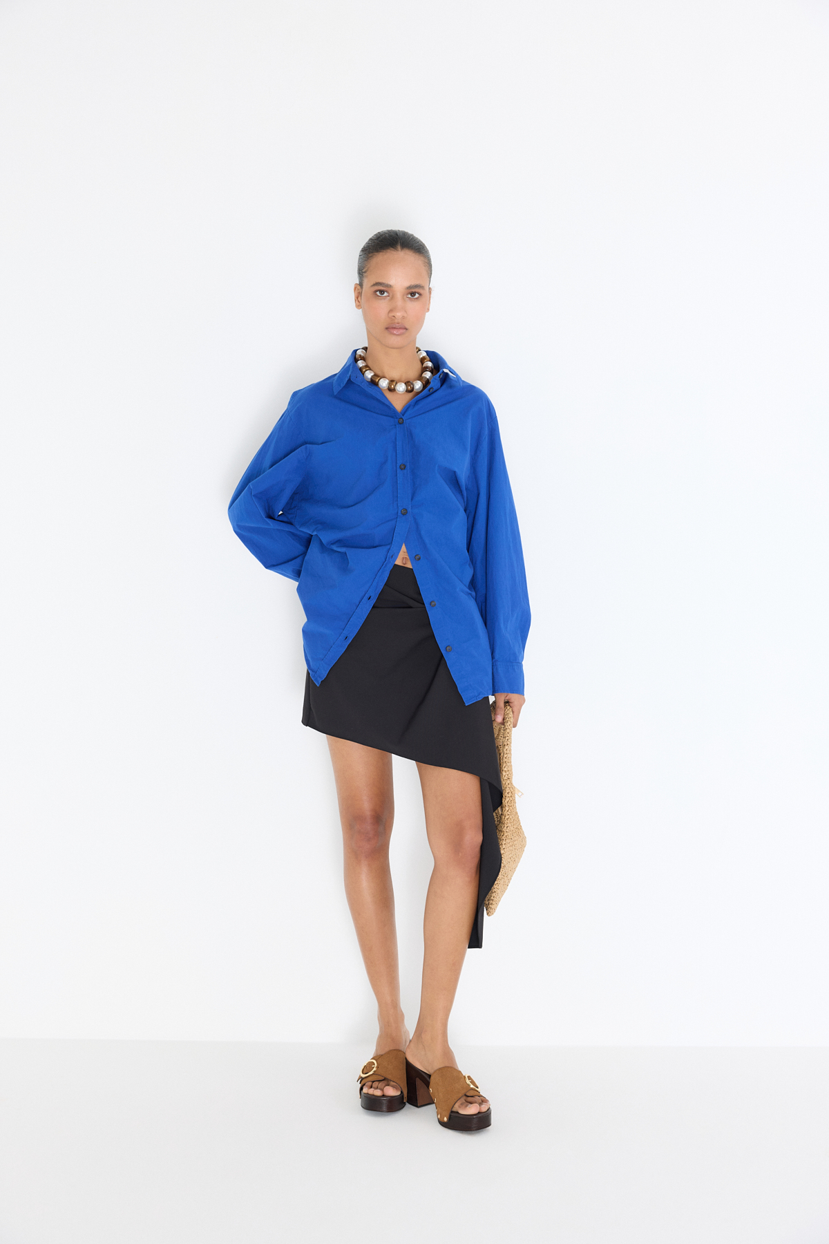 Toka ve Zımba Detaylı Taba Süet Kadın Topuklu