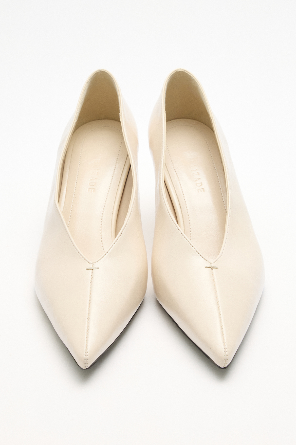 Sivri Burun Klasik Kemik Kadın Topuklu