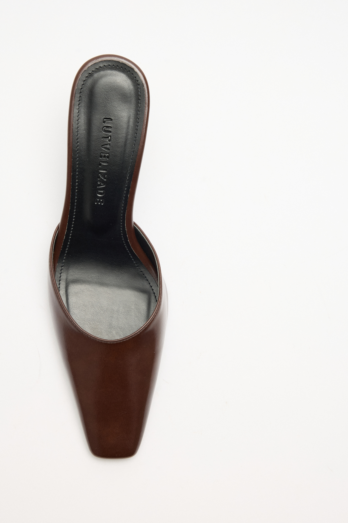 Küt Burun İnce Topuk Acı Kahve Kadın Topuklu