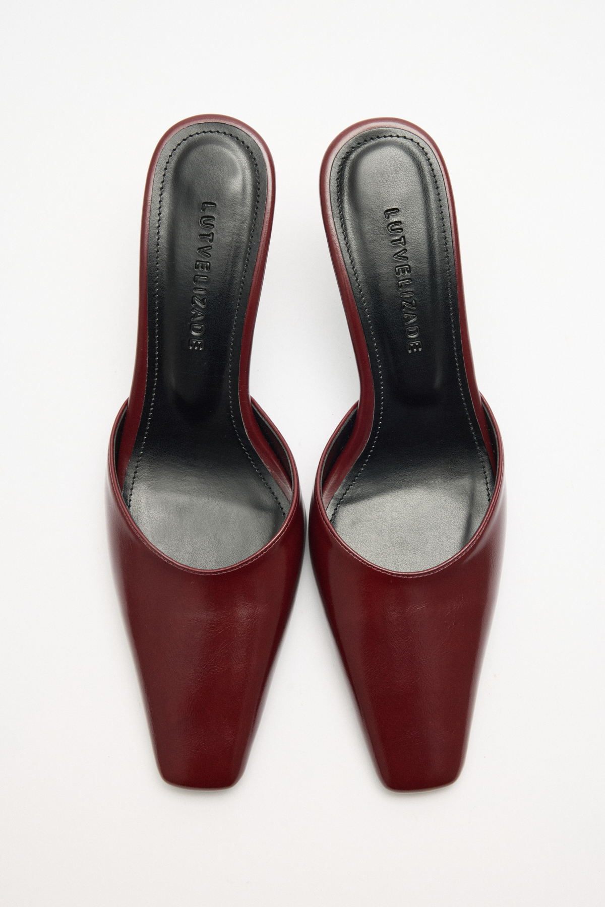 Küt Burun İnce Topuk Bordo Kadın Topuklu