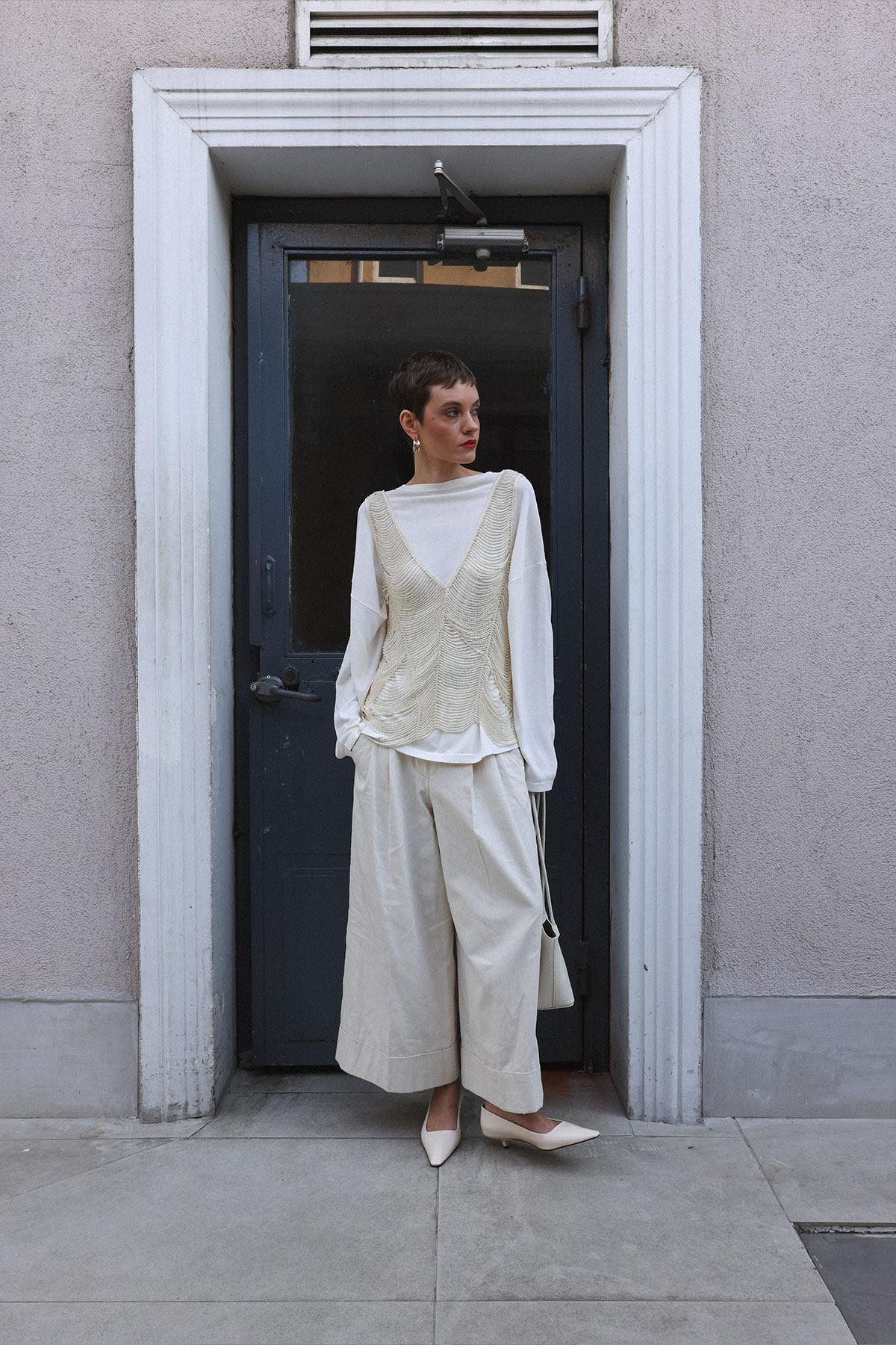 Minimal Küt Burun Kemik Kadın Topuklu