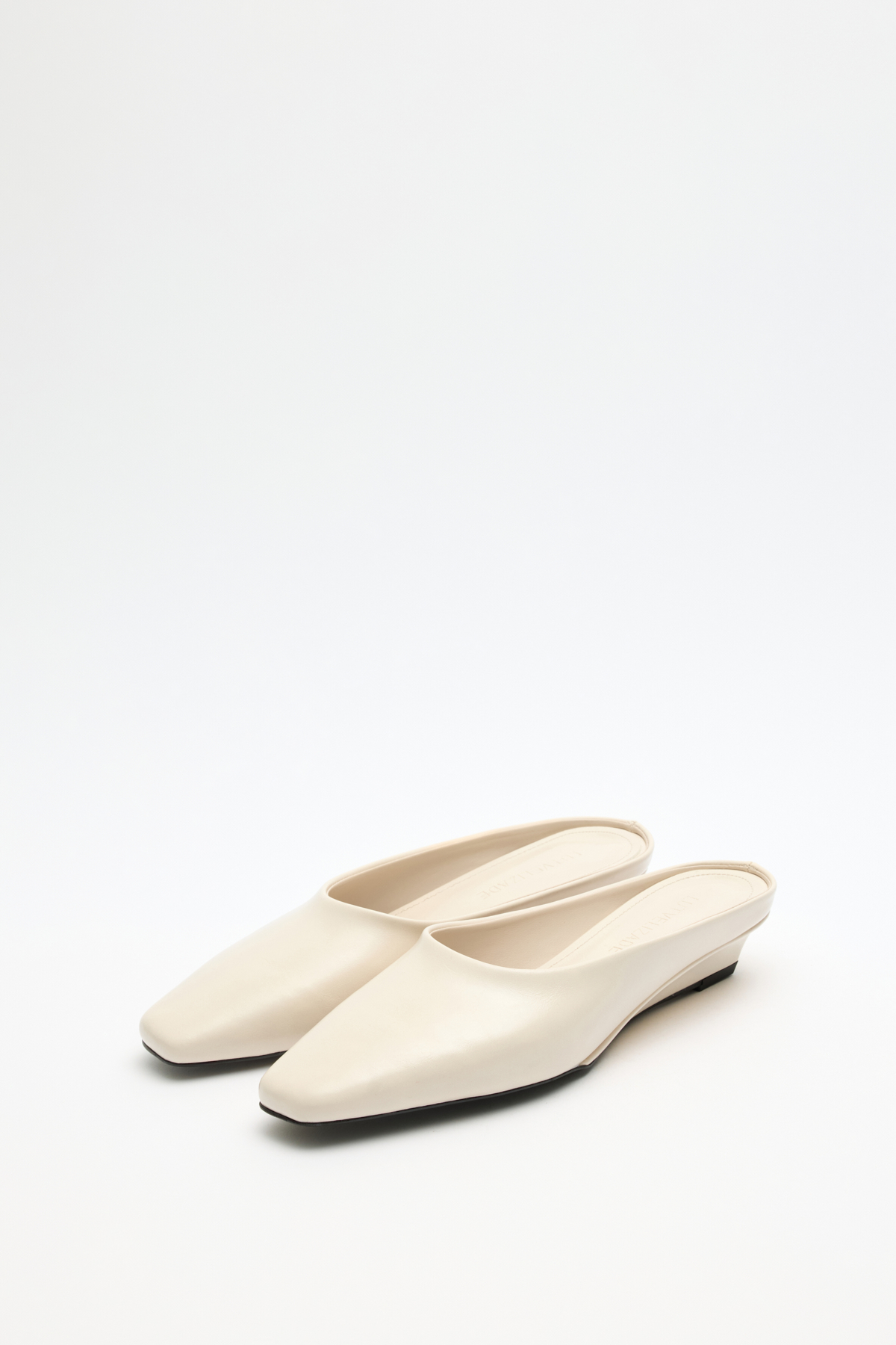 Deri Görünümlu Dolgu Topuk Kemik Kadın Topuklu