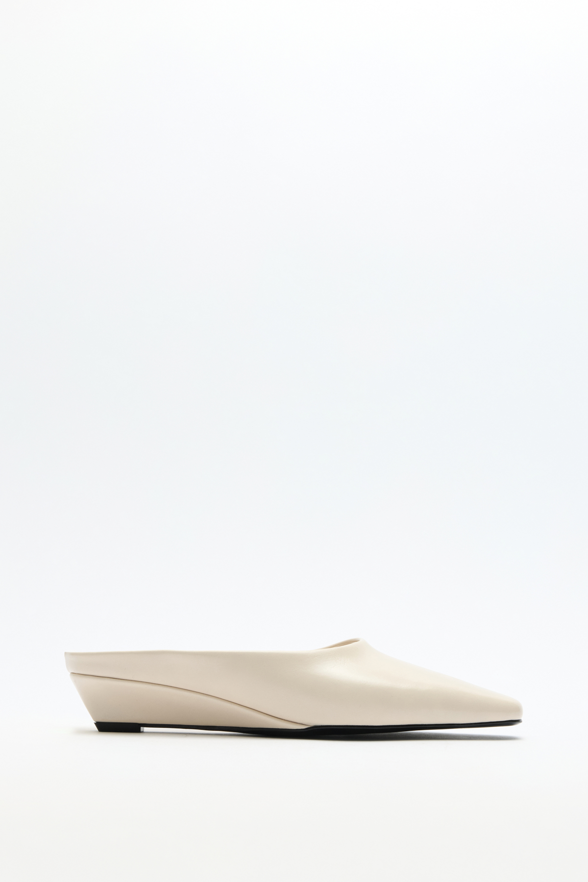 Deri Görünümlu Dolgu Topuk Kemik Kadın Topuklu