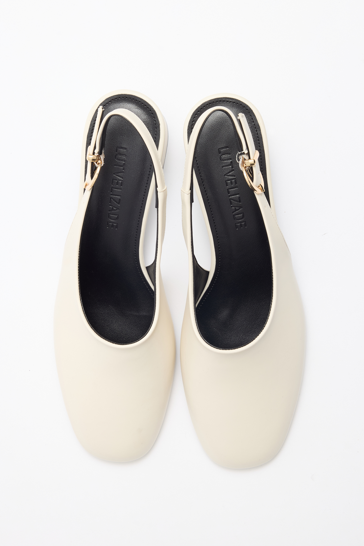 Küt Burun Minimal Topuk Kemik Kadın Topuklu
