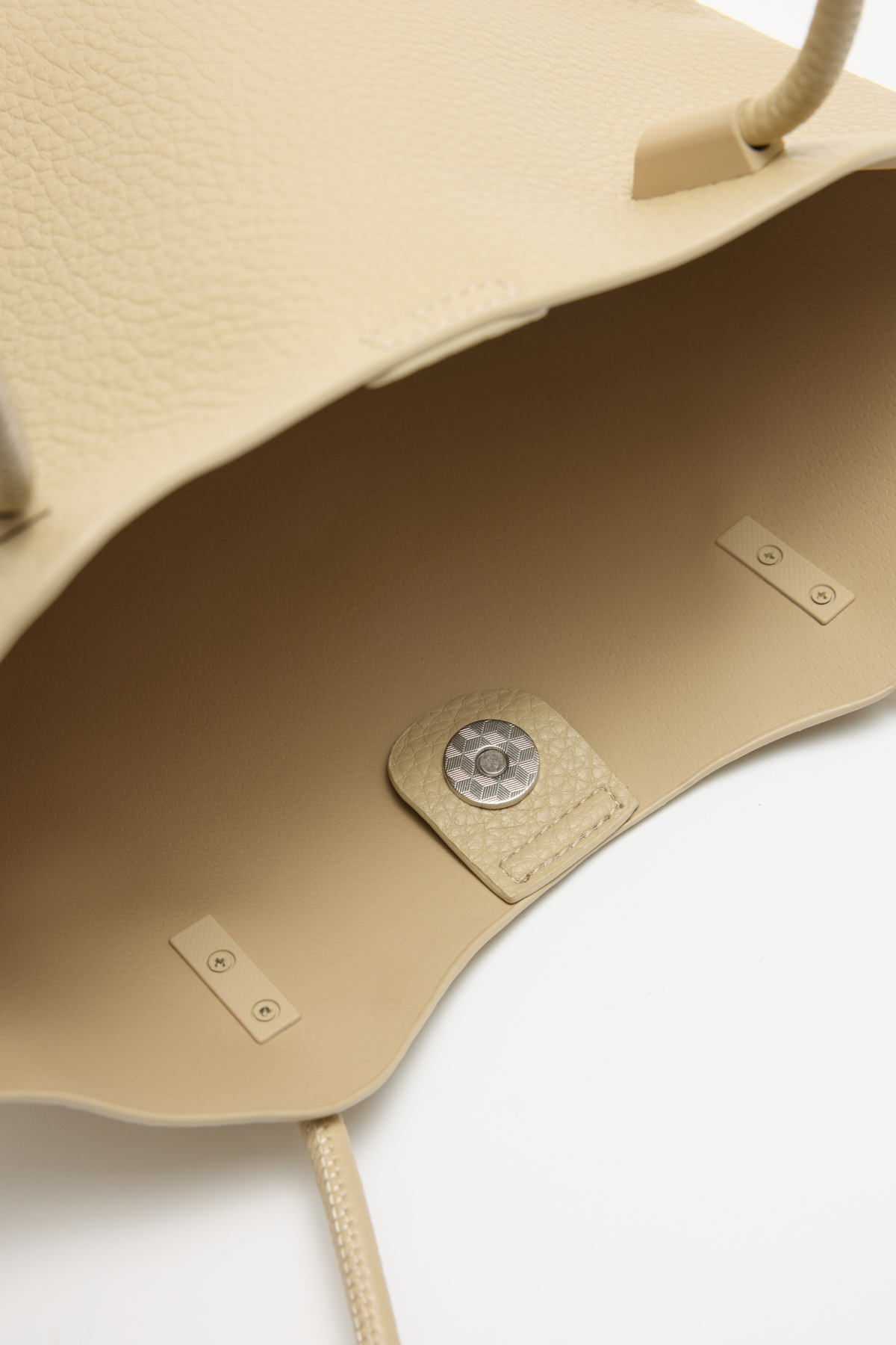 Uzun Askılı Deri Görünümlü Vizon Kadın Çanta