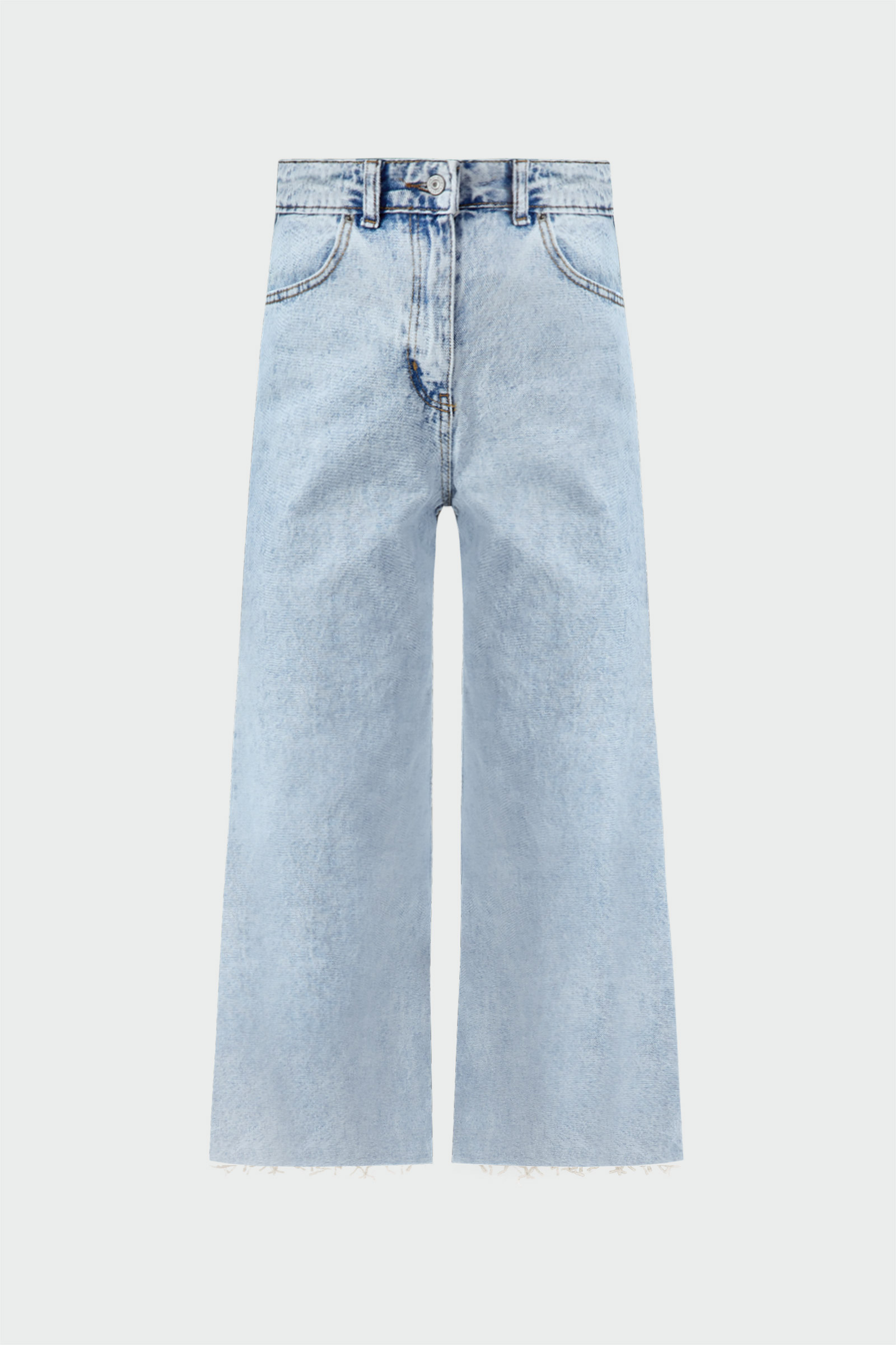 Yüksek Bel Boot Cut Açık Mavi Kadın Jean